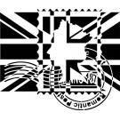 stencil Schablone Großbritannien Marke
